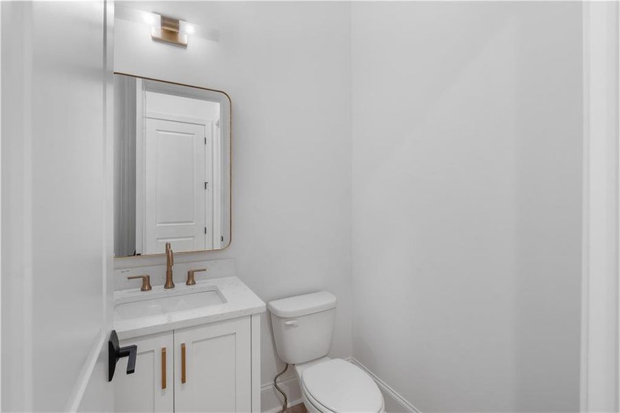 Furnished interior view inside a new home in Waterside Single Family, Peachtree Corners (Image 37). Furnished interior view inside a new home in Waterside Single Family, Peachtree Corners (Image 37).