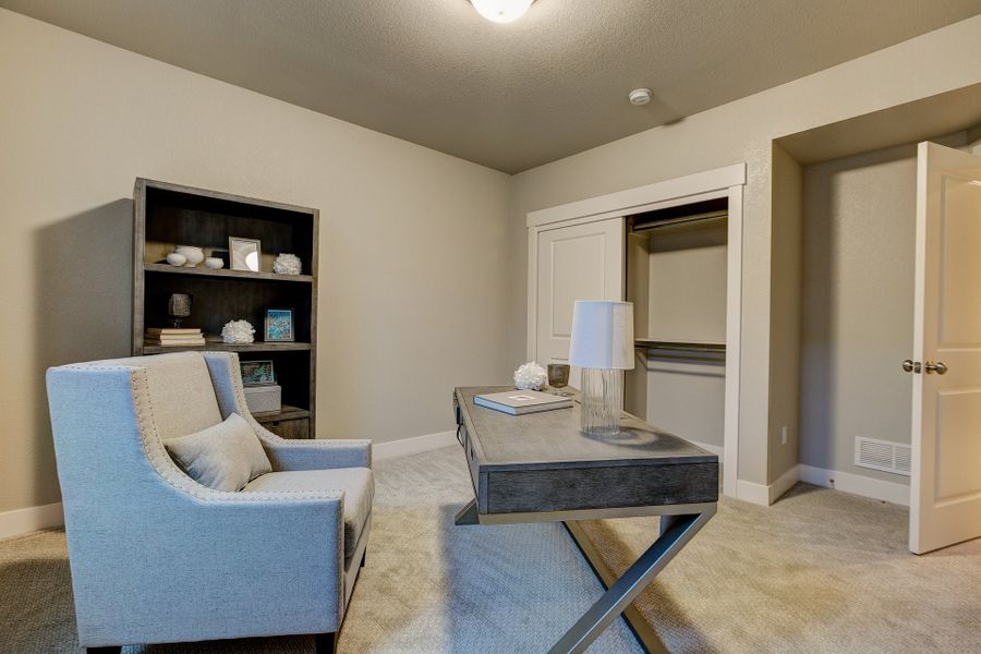 Representative furnished interior of a home built from the The Camden by Landmark Homes in The Lakes at Centerra, Loveland (Image 40). Representative furnished interior of a home built from the The Camden by Landmark Homes in The Lakes at Centerra, Loveland (Image 40).