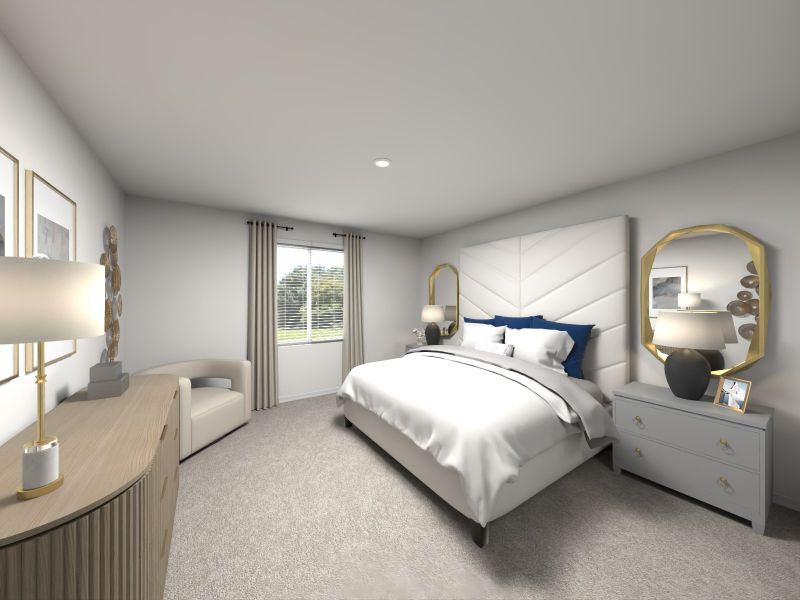 Furnished interior view inside a new home in Kings Creek - Signature Series, Jacksonville (Image 7).