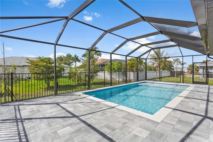 Exterior details and patio area of a home in , Cape Coral (Image 4). Exterior details and patio area of a home in , Cape Coral (Image 4).