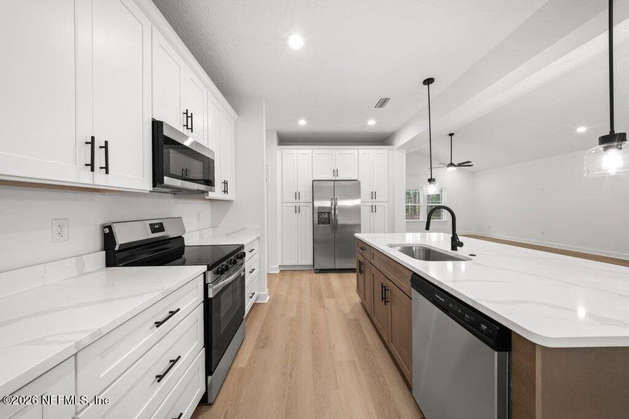 Furnished interior view inside a new home in , Macclenny (Image 8).