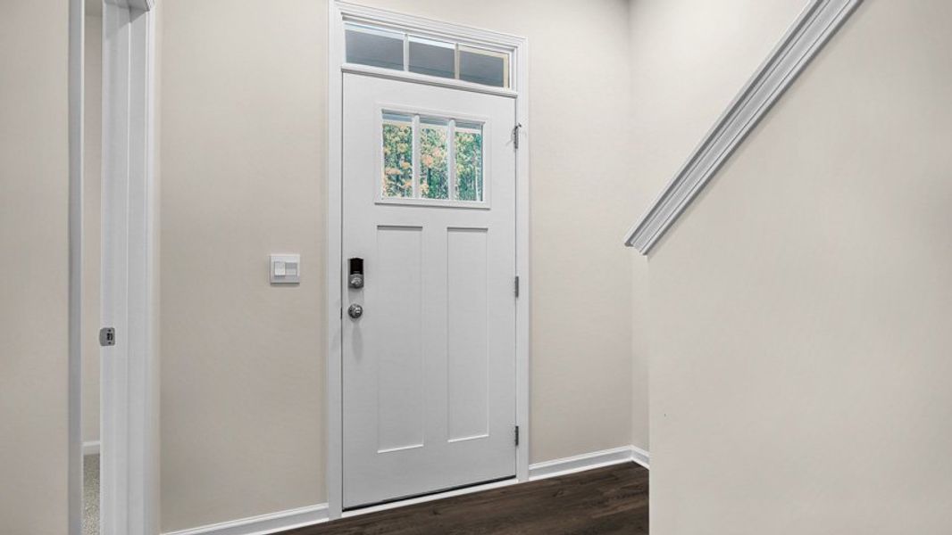 Spacious, unfurnished interior of a new home in The Townes at Madden West, Fuquay Varina (Image 9).