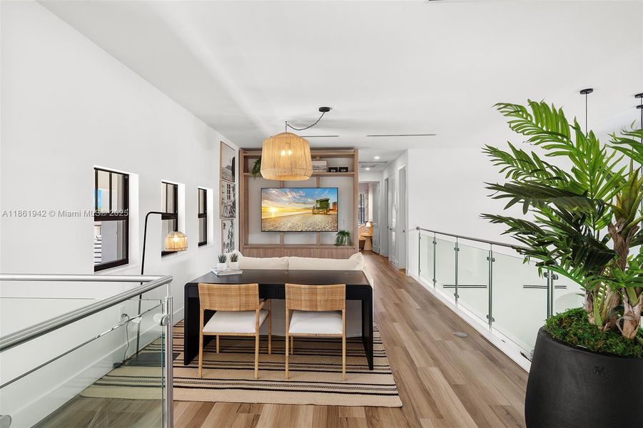 Furnished interior view inside a new home in , Miami (Image 9). Furnished interior view inside a new home in , Miami (Image 9).