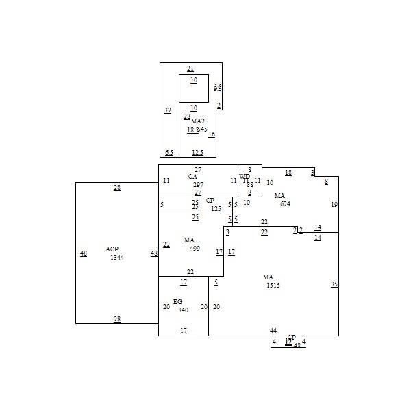 2D floor plan layout of this home in , Early, TX (Image 3).