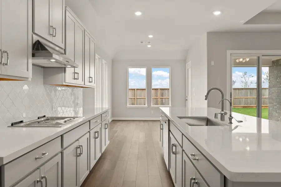 Kitchen. Sample product photo. Actual exterior and interior selections may vary by homesite. Photo may be virtually staged.