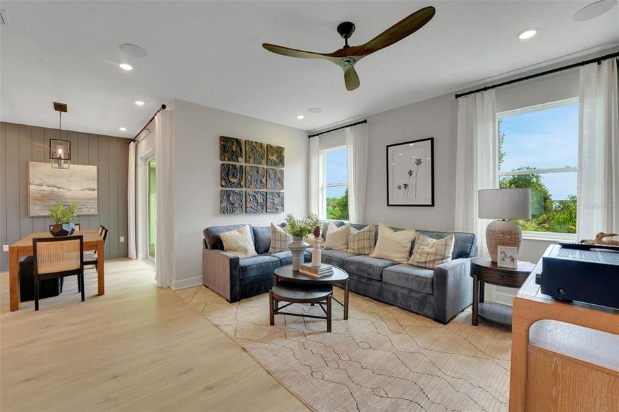 Furnished interior view inside a new home in Willowbrook North, Winter Haven (Image 28).