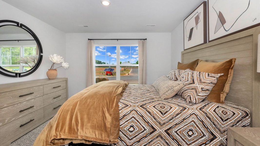 Representative furnished interior of a home built from the Aldridge by D.R. Horton in Bailey Park, Fayetteville (Image 22).
