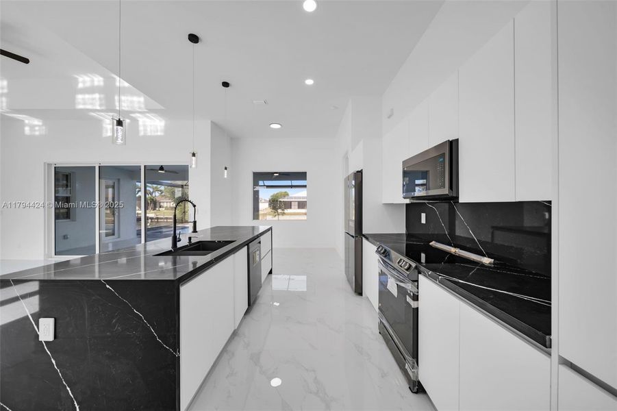 Furnished interior view inside a new home in , Cape Coral (Image 14). Furnished interior view inside a new home in , Cape Coral (Image 14).