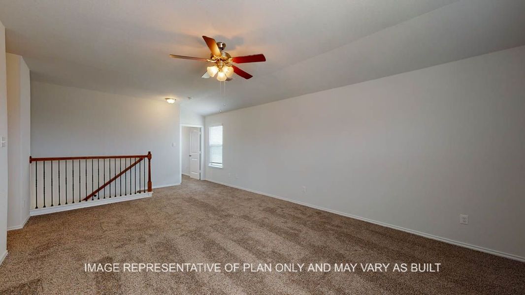 Representative unfurnished interior of a home built from the Aspen by D.R. Horton in Village at Nolan Heights, Harker Heights (Image 20).