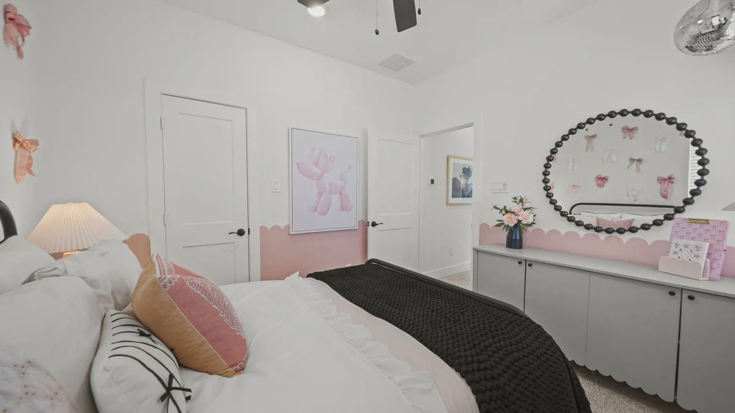 Furnished interior view inside a new home in Grange, Katy (Image 36).