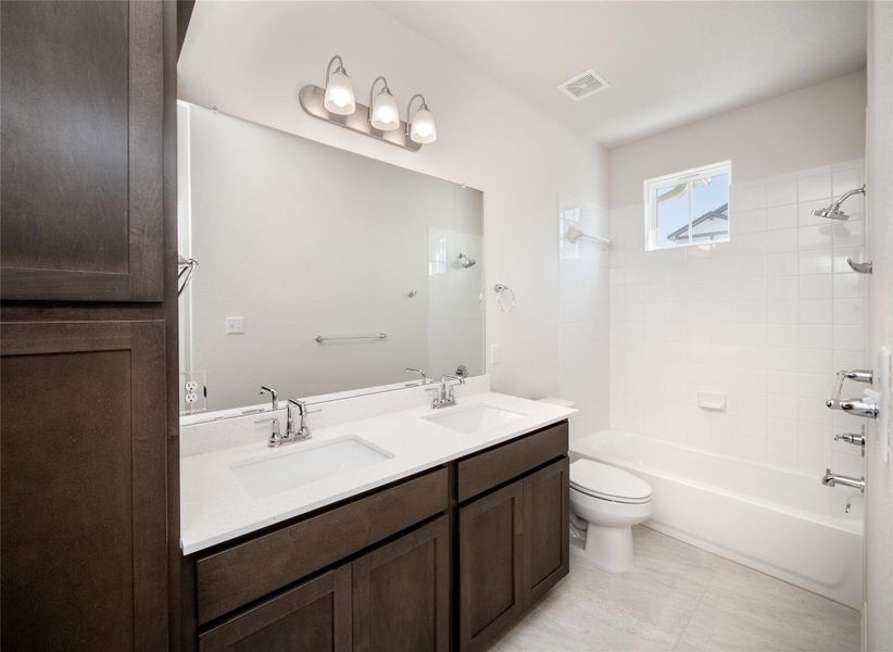 Furnished interior view inside a new home in Anthem Cottages, Kyle (Image 13).