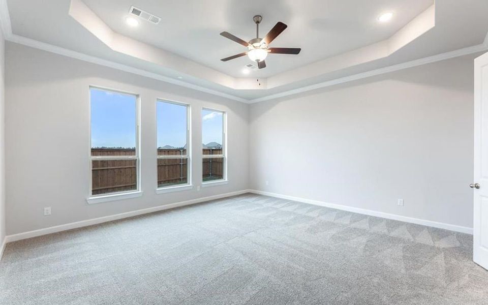 Representative unfurnished interior of a home built from the Santa Barbara by CastleRock Communities in Solterra, Mesquite (Image 25).