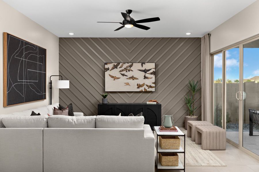 Representative furnished interior of a home built from the Sienna by Mattamy Homes in Soleo, San Tan Valley (Image 10).