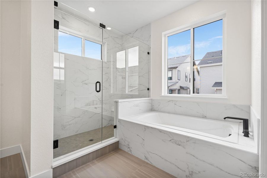 Furnished interior view inside a new home in Stargaze at Solstice, Littleton (Image 10).