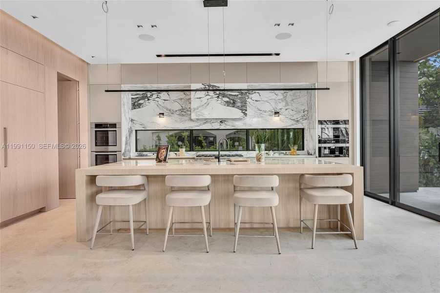 Furnished interior view inside a new home in , Miami Beach (Image 15).