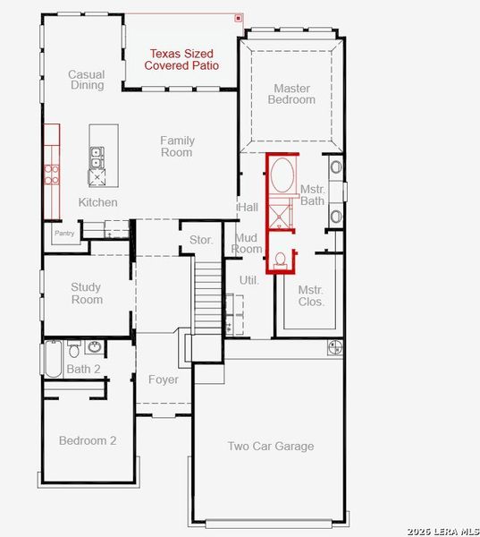2D floor plan layout of this home in Veramendi, New Braunfels, TX (Image 3). 2D floor plan layout of this home in Veramendi, New Braunfels, TX (Image 3).