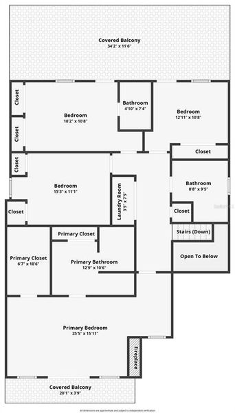 2D floor plan layout of this home in , New Smyrna Beach, FL (Image 6).