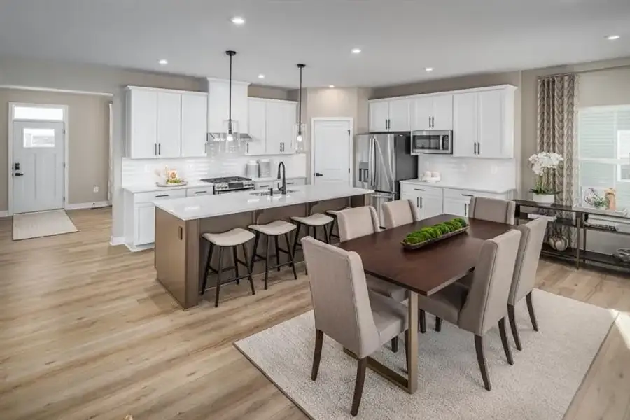 Furnished interior view inside a new home in Eagles Crest, Commerce (Image 4).