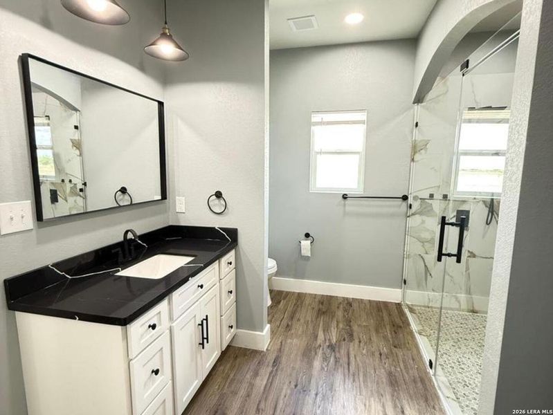 Furnished interior view inside a new home in , D'Hanis (Image 14).