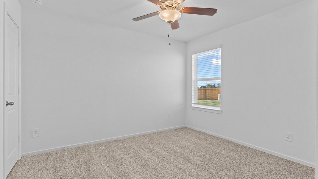 Spacious, unfurnished interior of a new home in Caldwell Crossing, Iowa Colony (Image 18). Spacious, unfurnished interior of a new home in Caldwell Crossing, Iowa Colony (Image 18).
