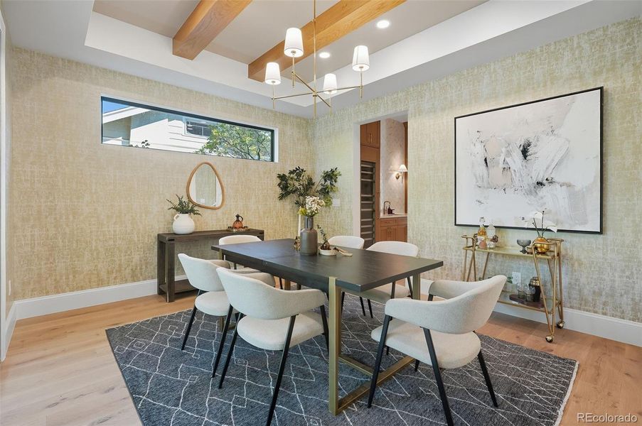 Furnished interior view inside a new home in , Denver (Image 4).