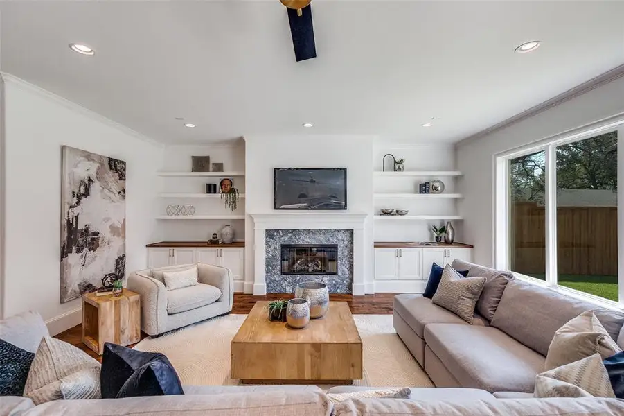 Furnished interior view inside a new home in , Dallas (Image 11).