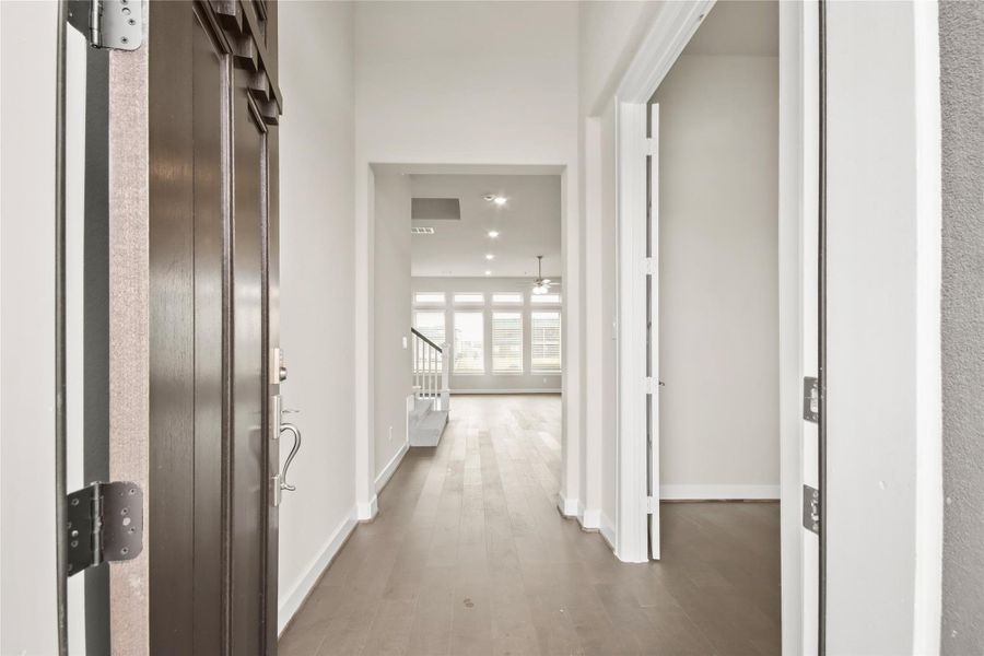 Welcoming foyer