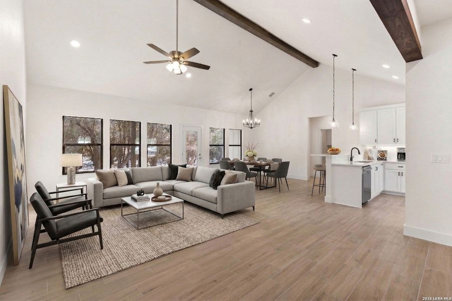 Furnished interior view inside a new home in , Canyon Lake (Image 6).
