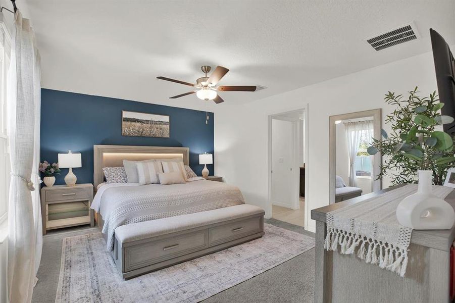 Furnished interior view inside a new home in , Wimauma (Image 9).