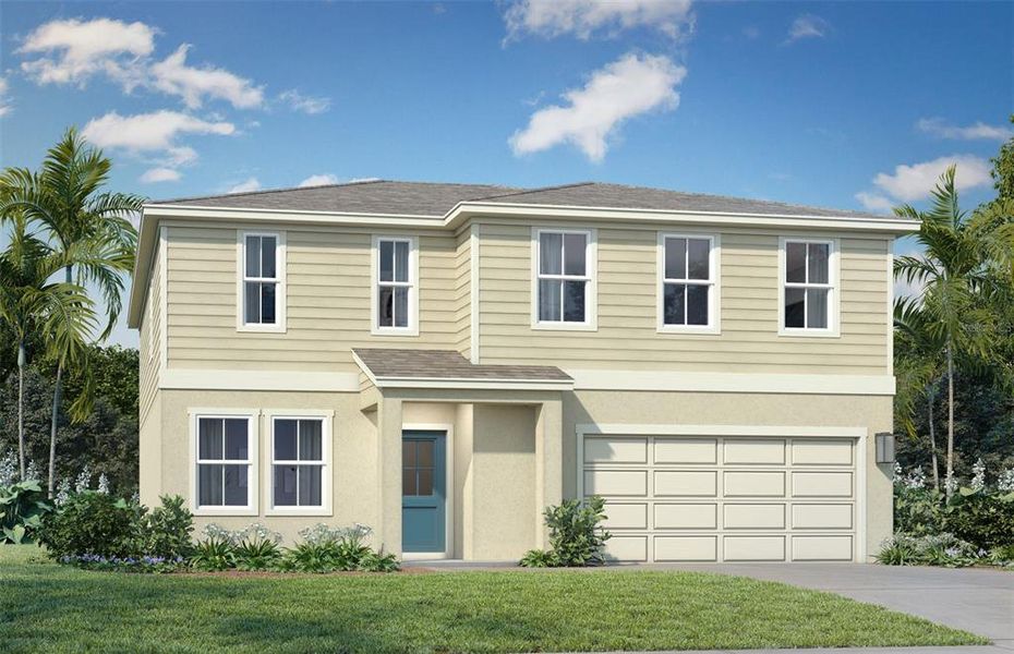 Front exterior of a new home in , Lake Hamilton, FL, highlighting curb appeal (Image 1). Front exterior of a new home in , Lake Hamilton, FL, highlighting curb appeal (Image 1).
