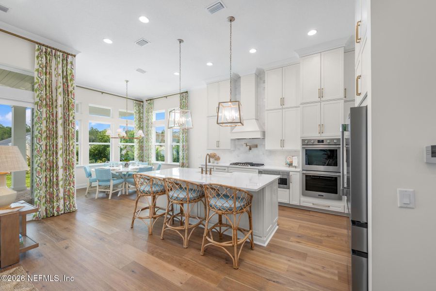 Furnished interior view inside a new home in Reflections at Nocatee, Ponte Vedra (Image 23). Furnished interior view inside a new home in Reflections at Nocatee, Ponte Vedra (Image 23).
