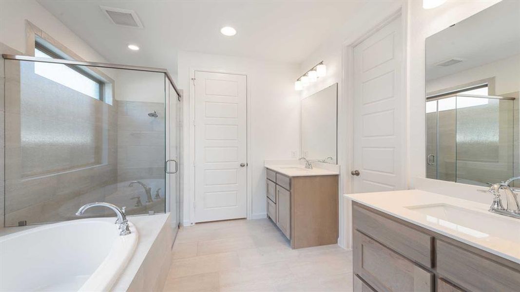 Furnished interior view inside a new home in Devonshire - Reserve 45', Forney (Image 8). Furnished interior view inside a new home in Devonshire - Reserve 45', Forney (Image 8).