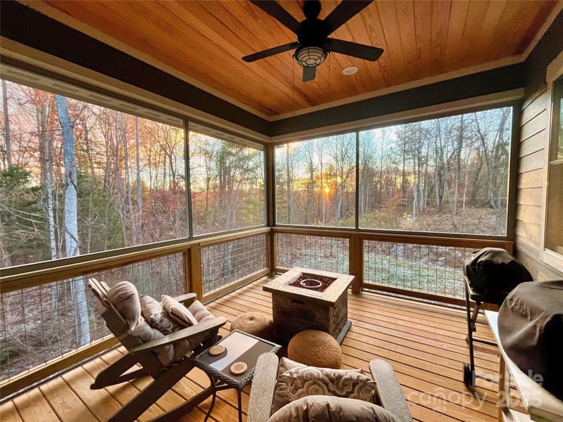 Exterior details and patio area of a home in , Hendersonville (Image 27).