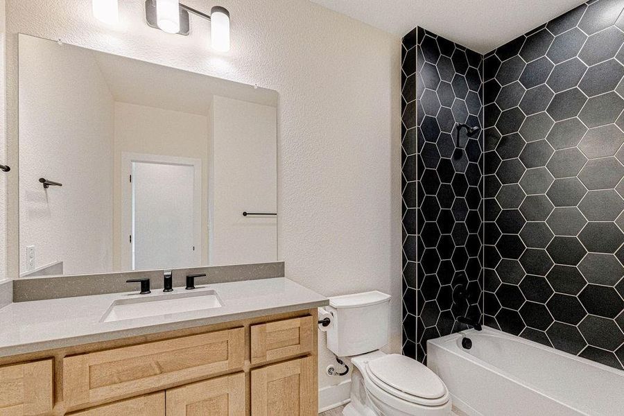 Furnished interior view inside a new home in , Prosper (Image 16).