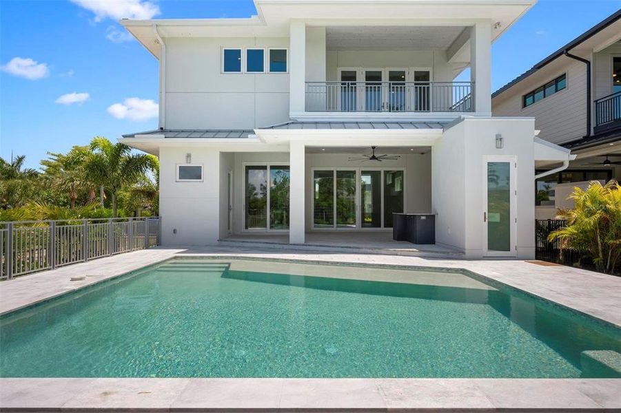 Exterior details and patio area of a home in , Sarasota (Image 35).