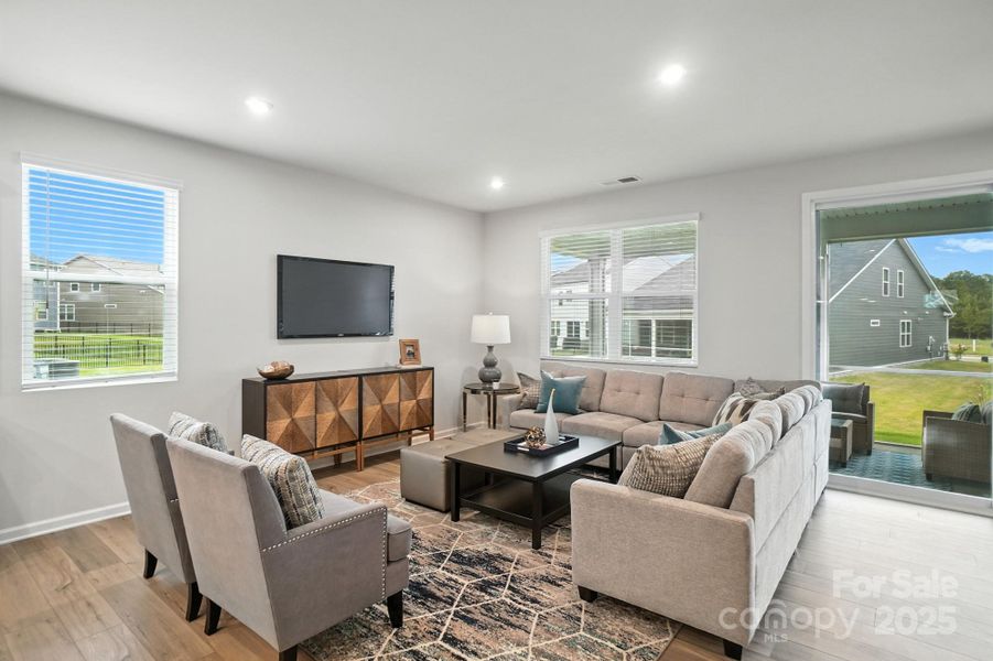 Furnished interior view inside a new home in Waxhaw Landing, Monroe (Image 31).