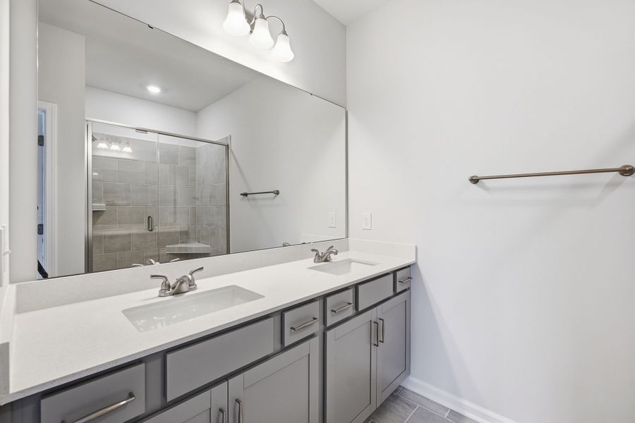 Furnished interior view inside a new home in Lakeview Village, Charlotte (Image 8). Furnished interior view inside a new home in Lakeview Village, Charlotte (Image 8).