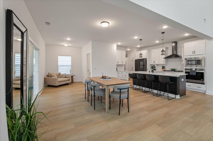 Furnished interior view inside a new home in , Charleston (Image 29).