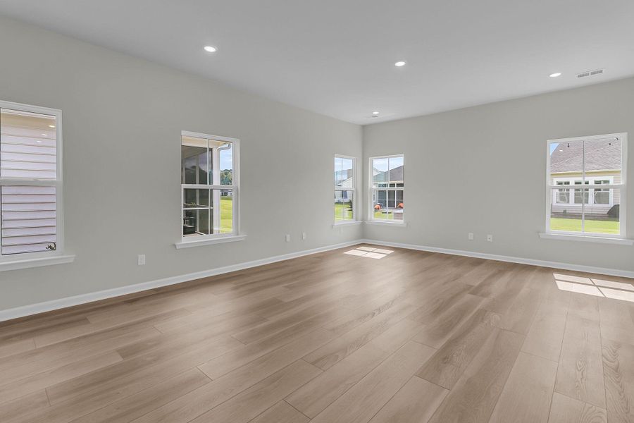 Spacious, unfurnished interior of a new home in Horizons at Summers Corner | 55+: The Cottages, Summerville (Image 36). Spacious, unfurnished interior of a new home in Horizons at Summers Corner | 55+: The Cottages, Summerville (Image 36).