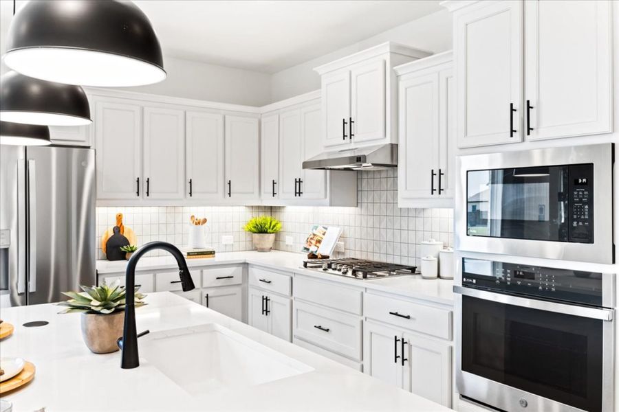 Furnished interior view inside a new home in La Terra at Uptown Celina, Celina (Image 10).