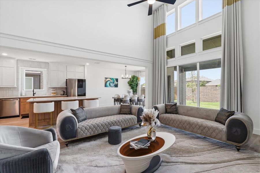 Furnished interior view inside a new home in Valencia on The Lake, Little Elm (Image 16).