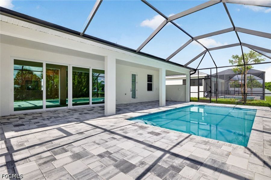 Exterior details and patio area of a home in Cape Coral, Cape Coral (Image 22). Exterior details and patio area of a home in Cape Coral, Cape Coral (Image 22).