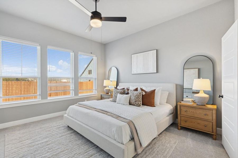 Owner's Retreat (Staged)[Photos shown are from a completed home with the samefloorplan and similar design selections. Actual design selections may very slightly]