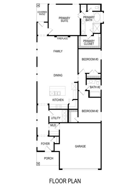 2D floor plan layout for the Denton F by First Texas Homes in The Villages of Hurricane Creek, Anna, TX (Image 4). 2D floor plan layout for the Denton F by First Texas Homes in The Villages of Hurricane Creek, Anna, TX (Image 4).