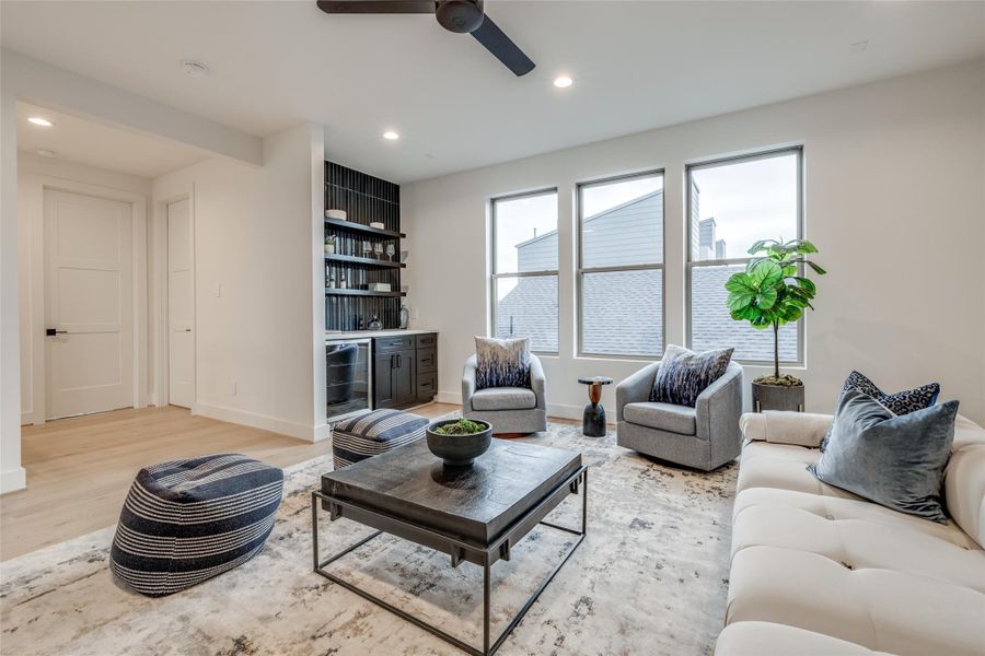 Furnished interior view inside a new home in , Houston (Image 29).