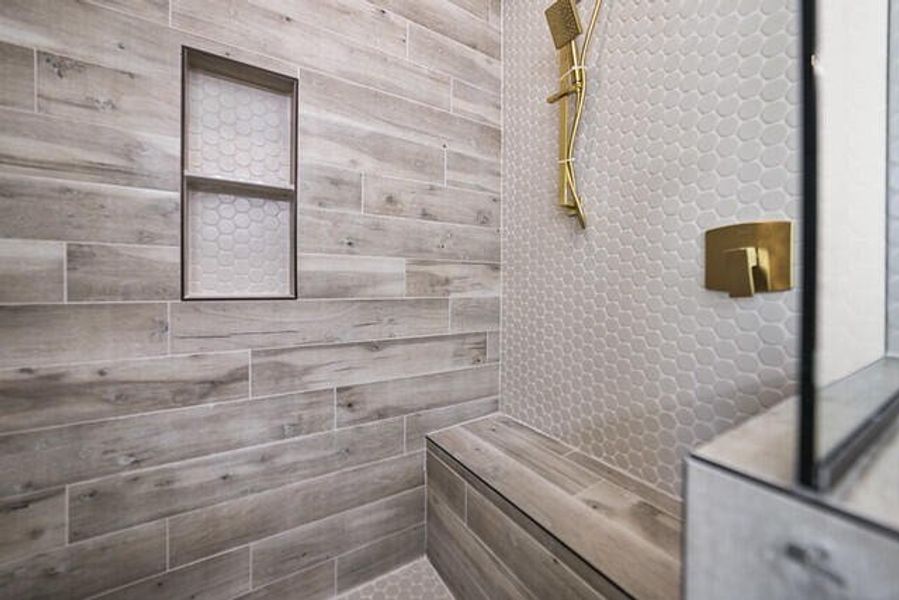 Close-up of interior finishes inside a home in , Cross (Image 17).
