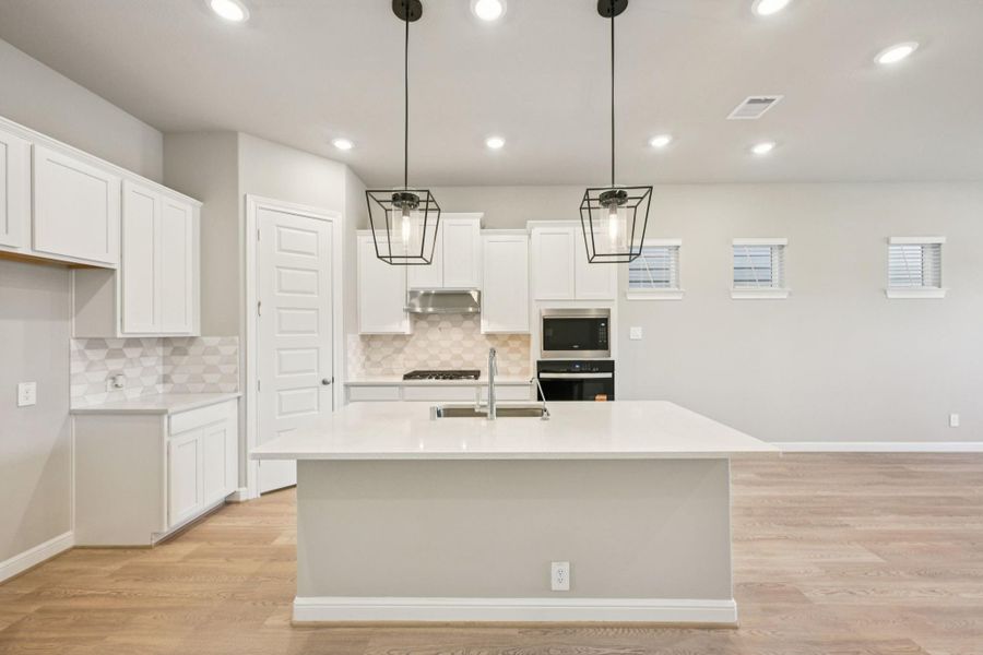 Furnished interior view inside a new home in Kemah Crossing - Luxe Series, Kemah (Image 12).