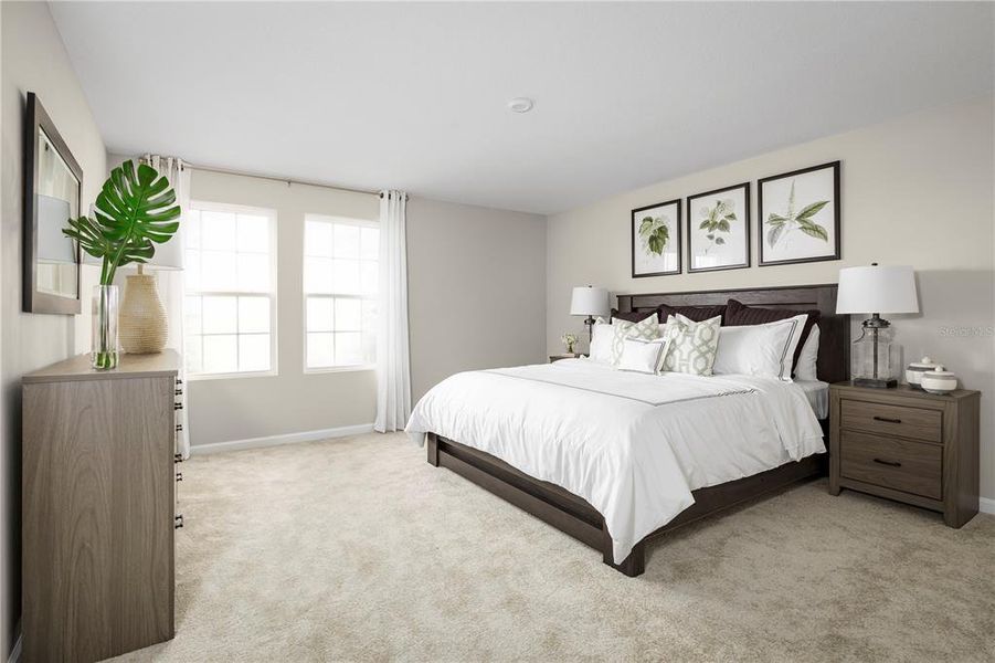 Furnished interior view inside a new home in Vista Trace, Belleview (Image 13).