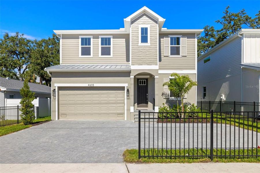 Exterior details and patio area of a home in , Tampa (Image 1). Exterior details and patio area of a home in , Tampa (Image 1).