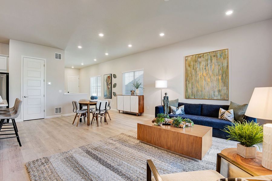 Representative furnished interior of a home built from the 3405 by Tri Pointe Homes in Westside Crossing, Berthoud (Image 35).
